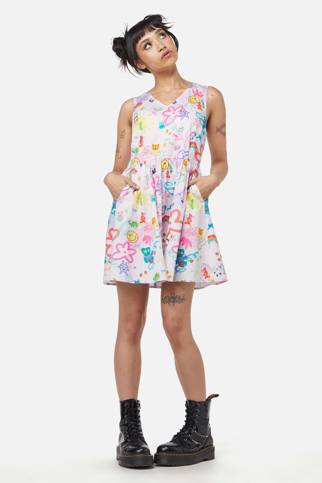 Dangerfield - Zero Concentration Mini Dress - pink