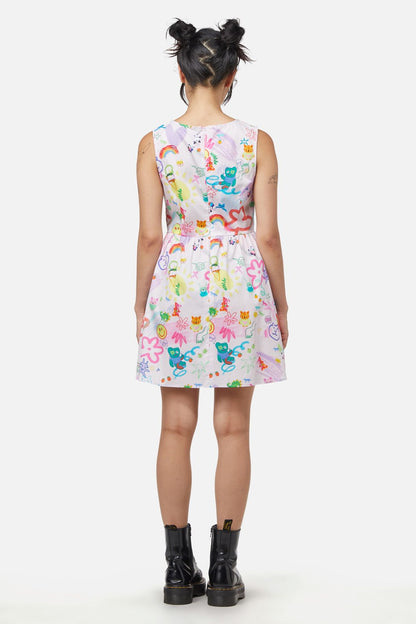 Dangerfield - Zero Concentration Mini Dress - pink