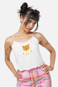 Dangerfield - Hottest B Kewtie Singlet - white