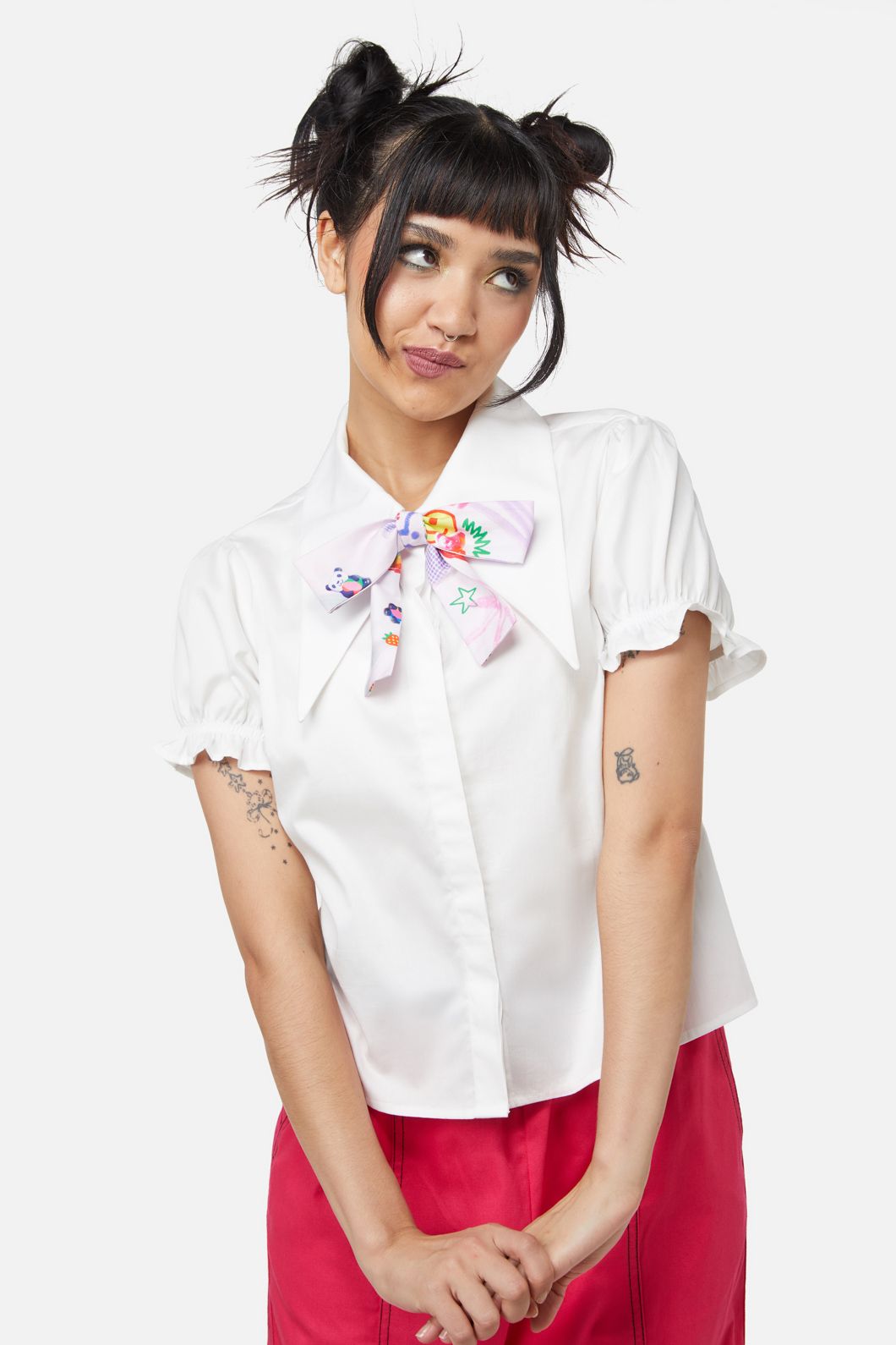 Dangerfield - Zero Concentration Bow Top - white