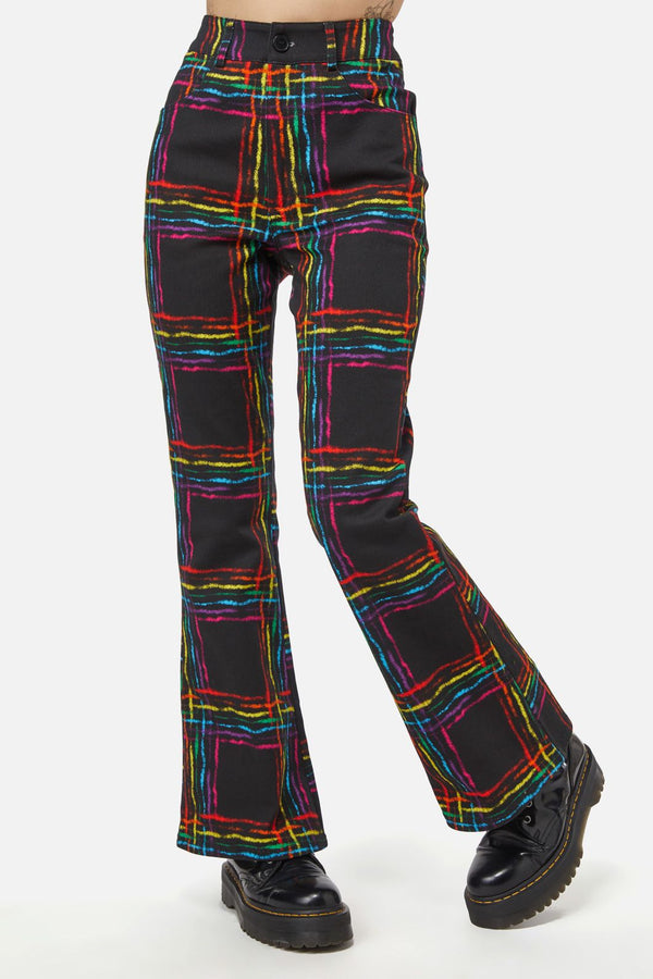 Dangerfield - Hype Queen Flare Pant - black