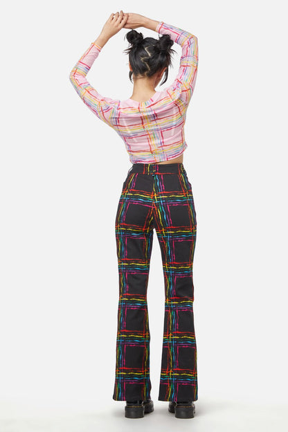 Dangerfield - Hype Queen Flare Pant - black