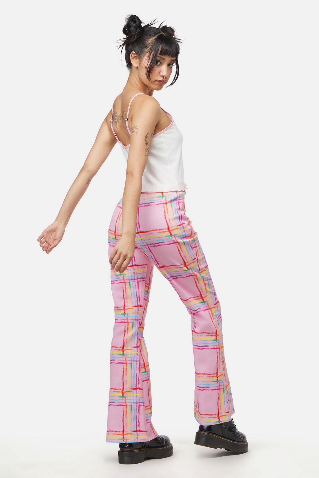 Dangerfield - Hype Queen Flare Pant - pink