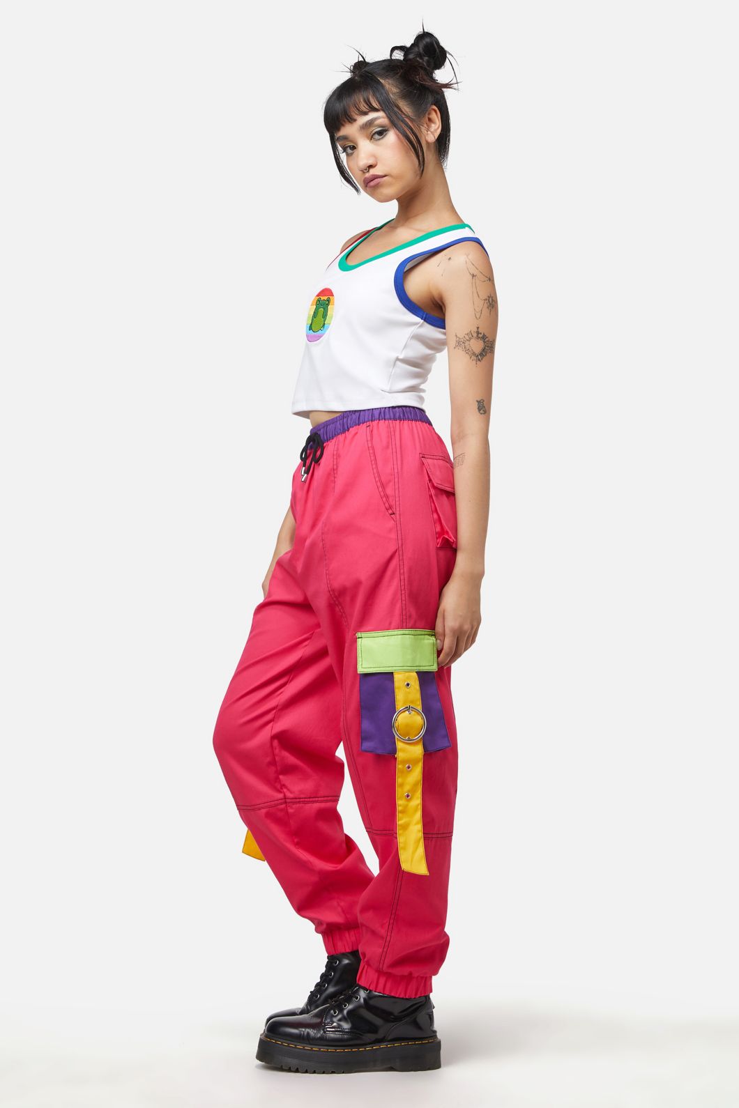 Dangerfield - Rainbow Frog Tank - white