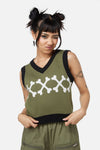 Dangerfield - Early Jurrassic Knit Vest - olive