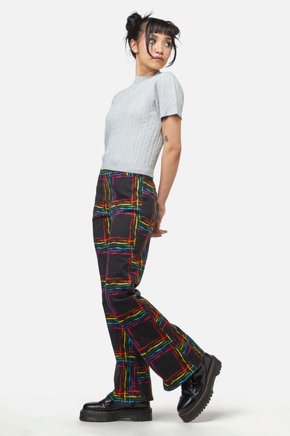Dangerfield - Cable Knit Mock Neck Top - blue
