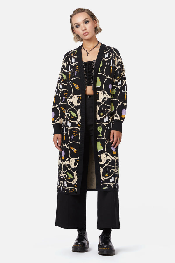 Dangerfield - Ceremonial Long Cardigan - multi