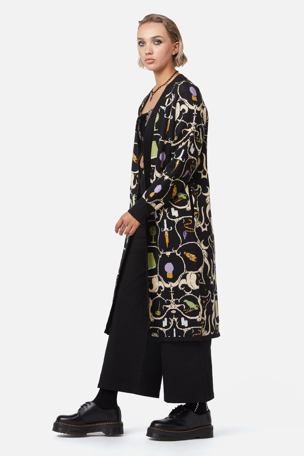 Dangerfield - Ceremonial Long Cardigan - multi
