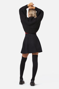 Dangerfield - Grave Respect Pleated Skirt - black