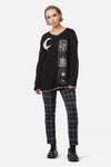 Dangerfield - Dark Tarot Oversized Knit Jumper - black