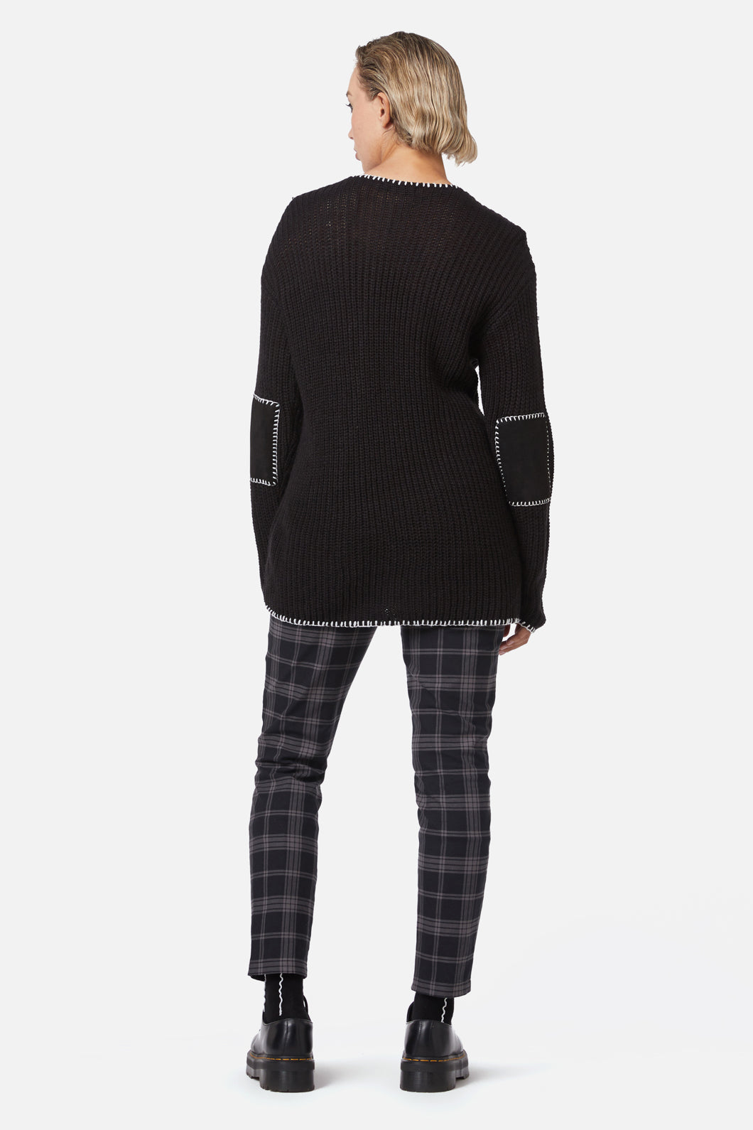 Dangerfield - Dark Tarot Oversized Knit Jumper - black