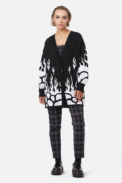 Dangerfield - Dark Tarot Cardigan - black