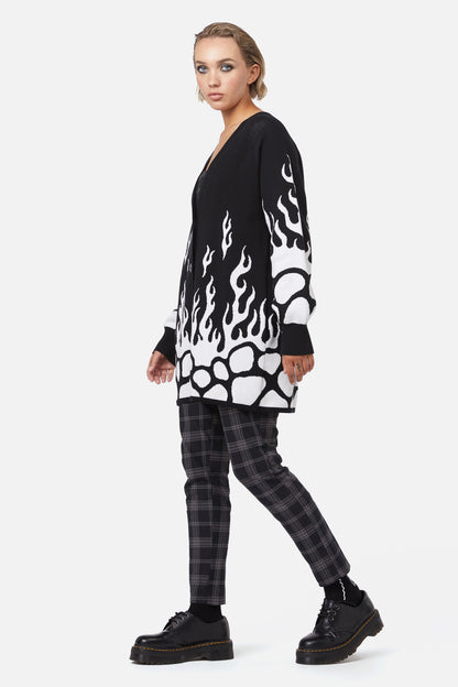 Dangerfield - Dark Tarot Cardigan - black