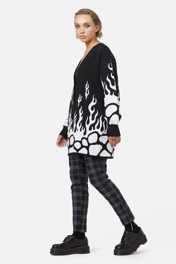 Dangerfield - Dark Tarot Cardigan - black