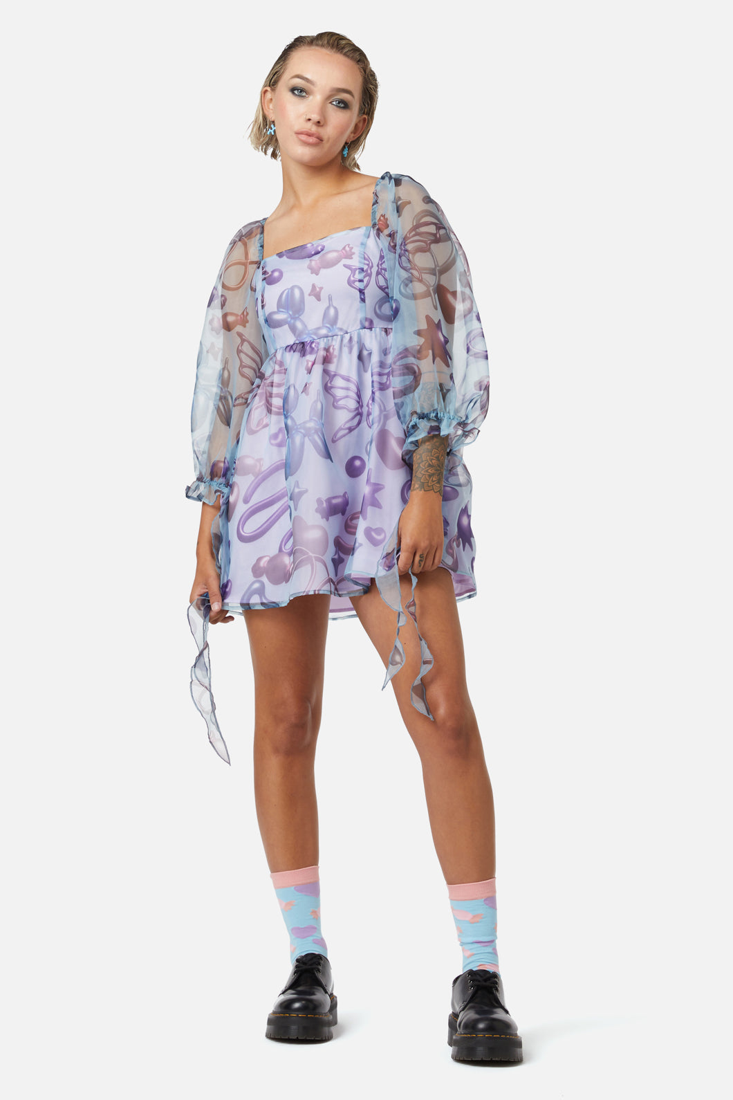 Dangerfield - Abyss Puffy Dress - multi