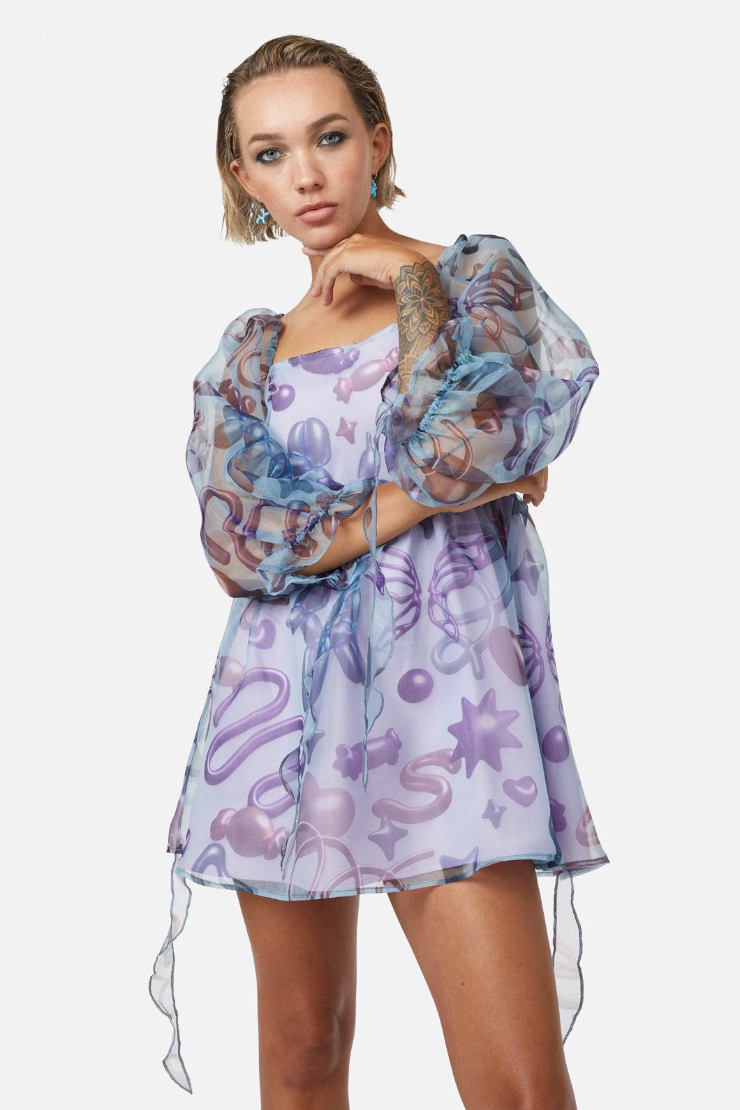 Dangerfield - Abyss Puffy Dress - multi