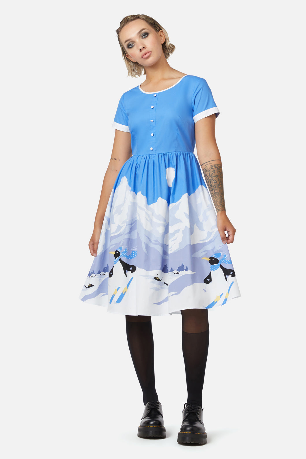 Dangerfield - Winter Wonderland Dress - multi