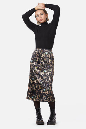 Dangerfield - Ceremonial Midi Skirt - black