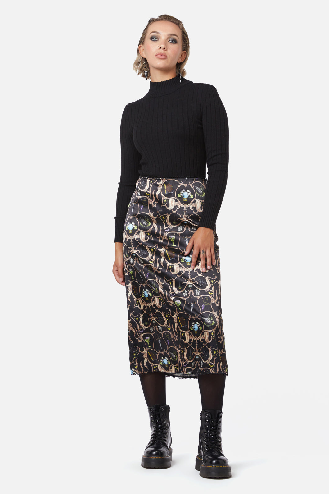 Dangerfield - Ceremonial Midi Skirt - black