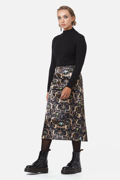 Dangerfield - Ceremonial Midi Skirt - black
