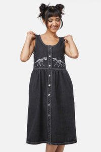 Dangerfield - Early Jurassic Dino Pinafore - black