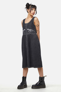 Dangerfield - Early Jurassic Dino Pinafore - black