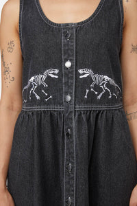 Dangerfield - Early Jurassic Dino Pinafore - black
