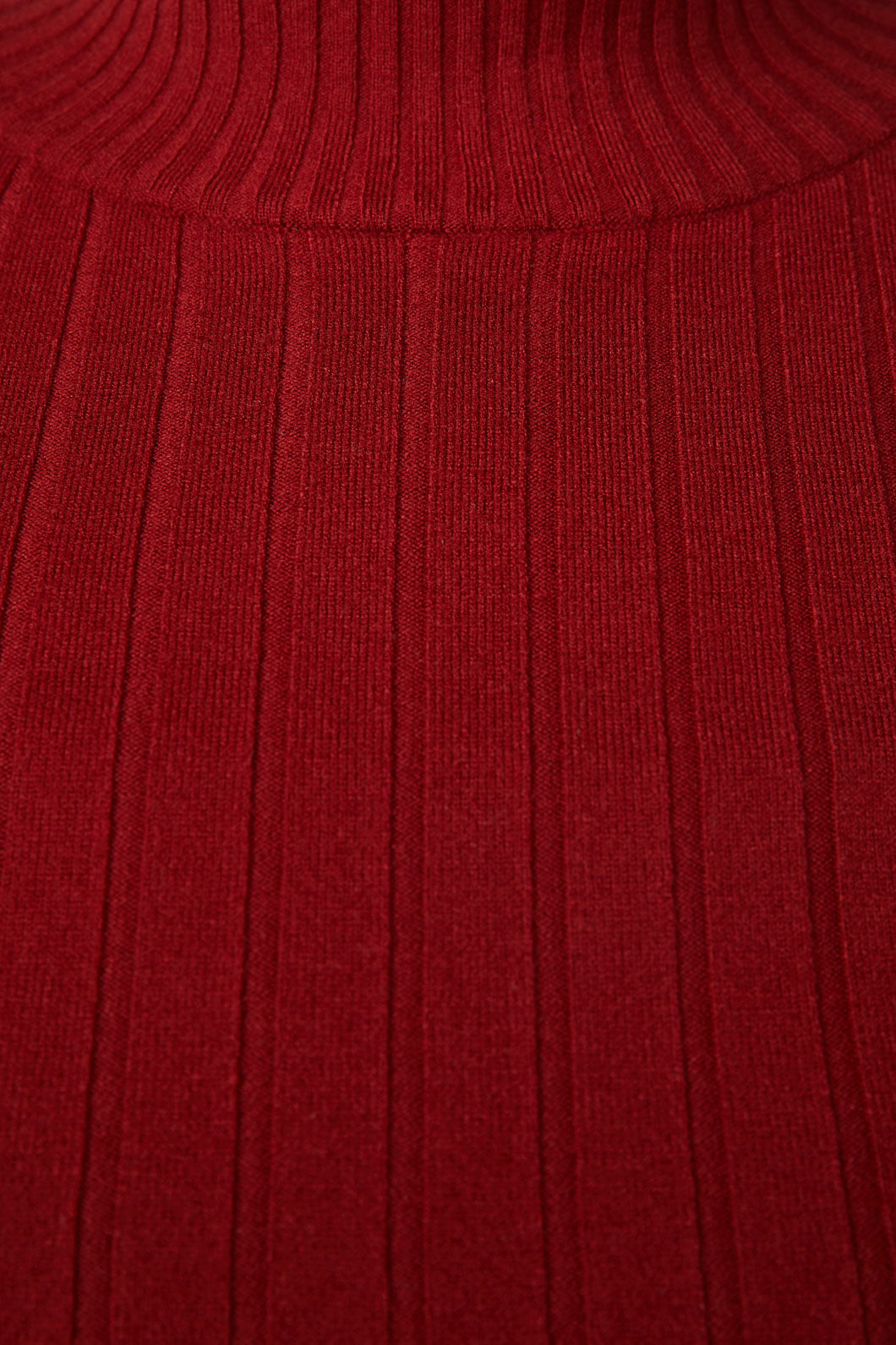Dangerfield - Curve Grave Respect Knit Skivvy - red