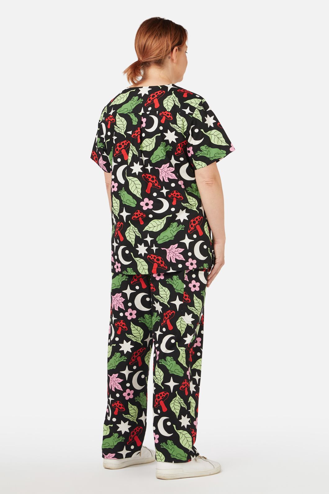 Love Scrubs - Toadstool Scrub Set - black