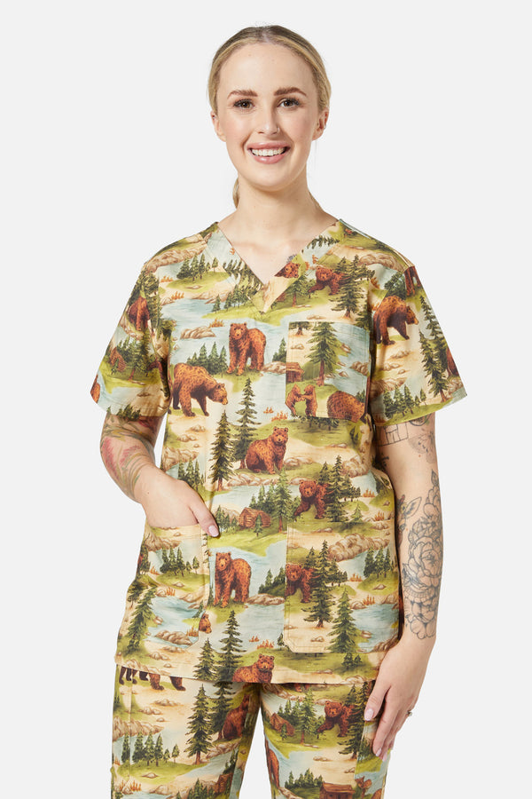 Love Scrubs - Beary Cute Scrub Set - multi