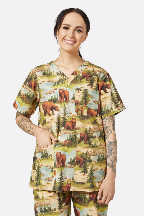 Love Scrubs - Beary Cute Scrub Set - multi