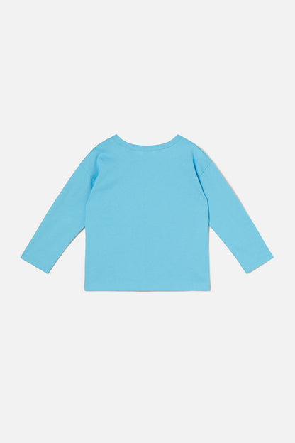 Dangerkids - Fluffy Clouds Kids Ls Tee - blue