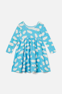 Dangerkids - Why So Cirrus Kids Jersey Dress - blue