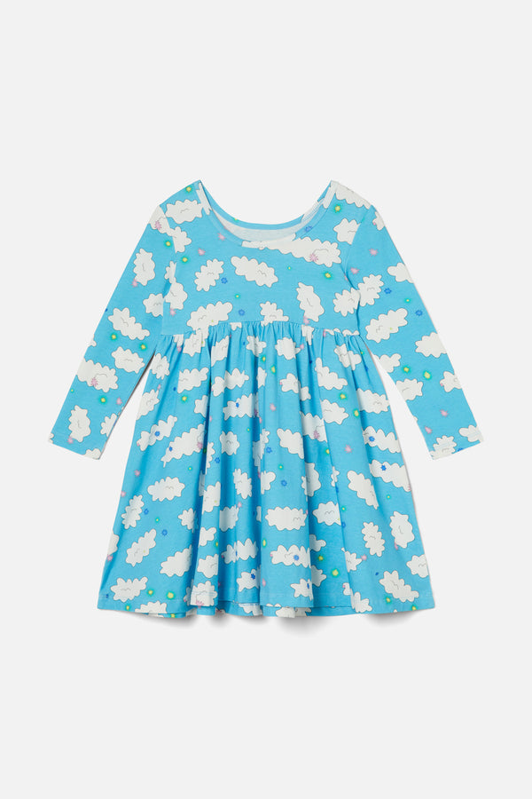 Dangerkids - Why So Cirrus Kids Jersey Dress - blue