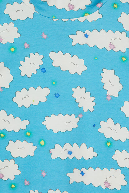 Dangerkids - Why So Cirrus Kids Skivvy - blue