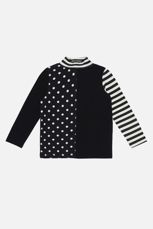 Dangerkids - Big Top Kids Skivvy - black-cream