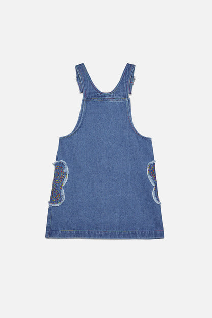 Dangerkids - Nite Flight Kids Pinafore - blue