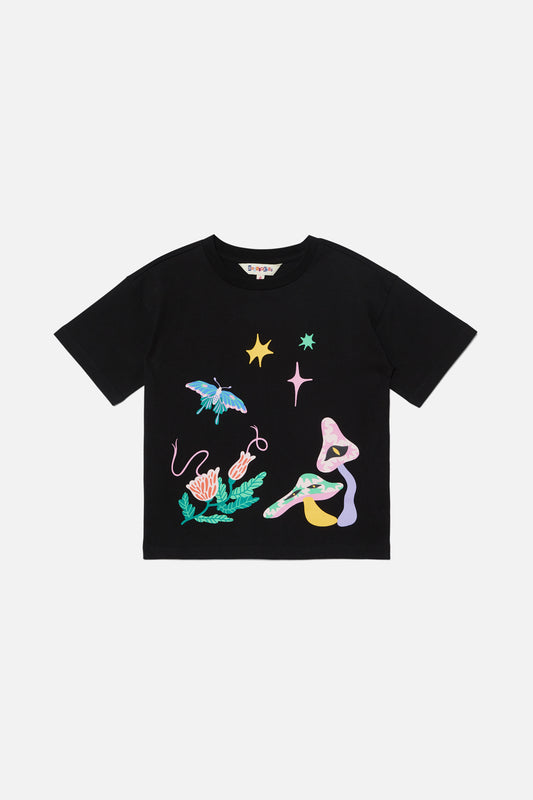 Dangerkids - Night Garden Kids Tee - black