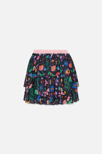 Dangerkids - Night Garden Kids Skirt - black
