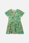 Dangerkids - Plantistry Kids Dress - green
