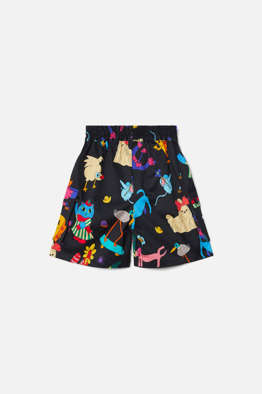 Dangerkids - Backyard Kids Shorts - black