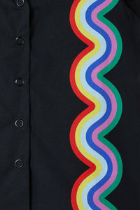 Dangerkids - Rainbow Kids Shirt - black