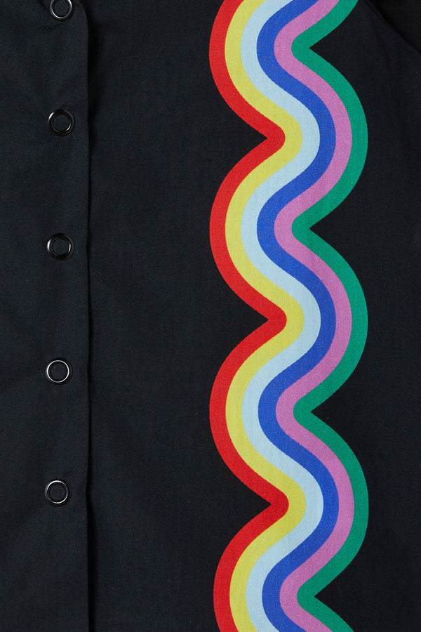 Dangerkids - Rainbow Kids Shirt - black
