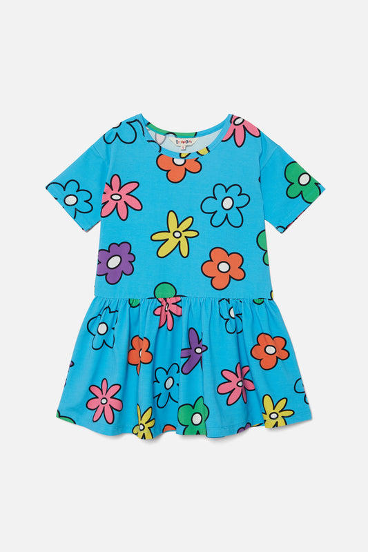 Dangerkids - Daisy Do Kids Dress - blue