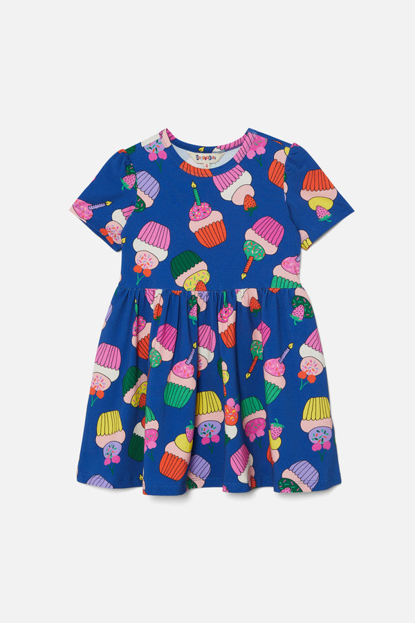 Dangerkids - Cup Cakes Kids Dress - navy