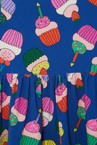Dangerkids - Cup Cakes Kids Dress - navy