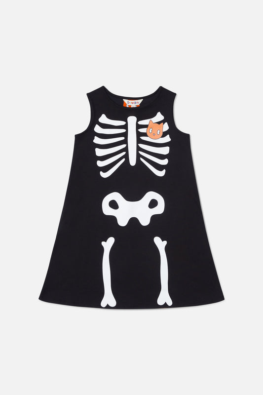 Dangerkids - Bonez Kids Jersey Dress - black