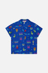 Dangerkids - Pixels Kids Shirt - navy