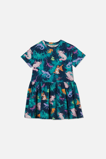 Dangerkids - Pondlife Kids Dress - green