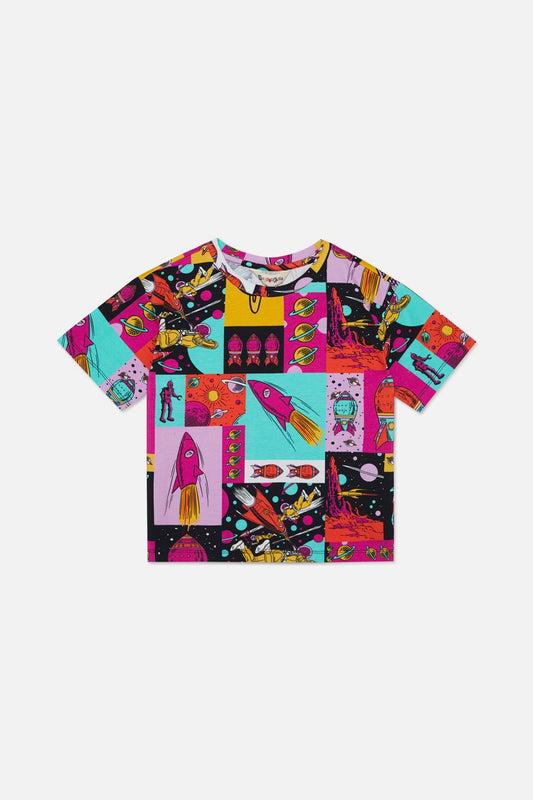 Dangerkids - Spaced Out Kids Tee - multi